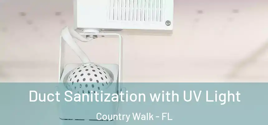 Duct Sanitization with UV Light Country Walk - FL