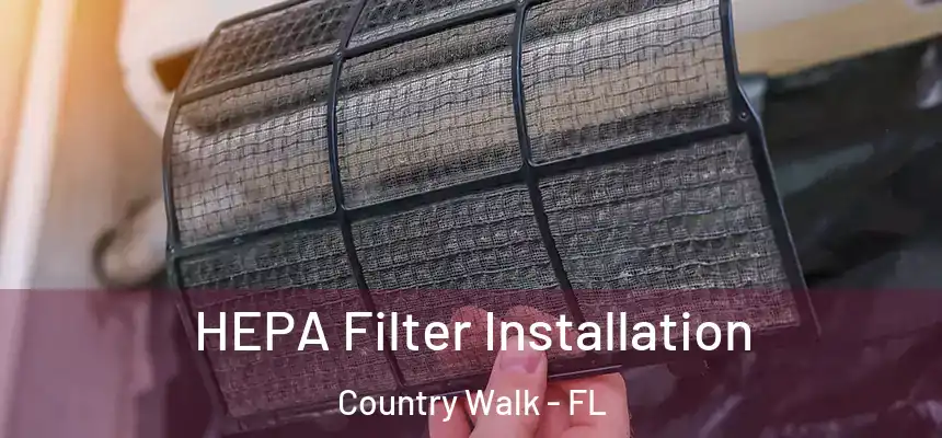 HEPA Filter Installation Country Walk - FL
