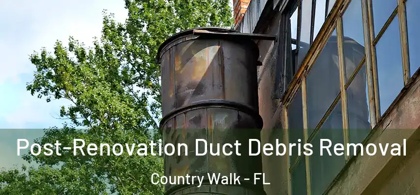 Post-Renovation Duct Debris Removal Country Walk - FL