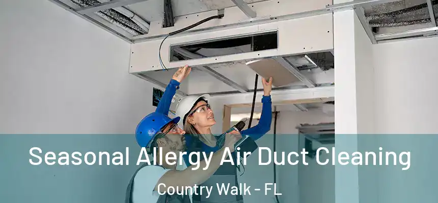 Seasonal Allergy Air Duct Cleaning Country Walk - FL
